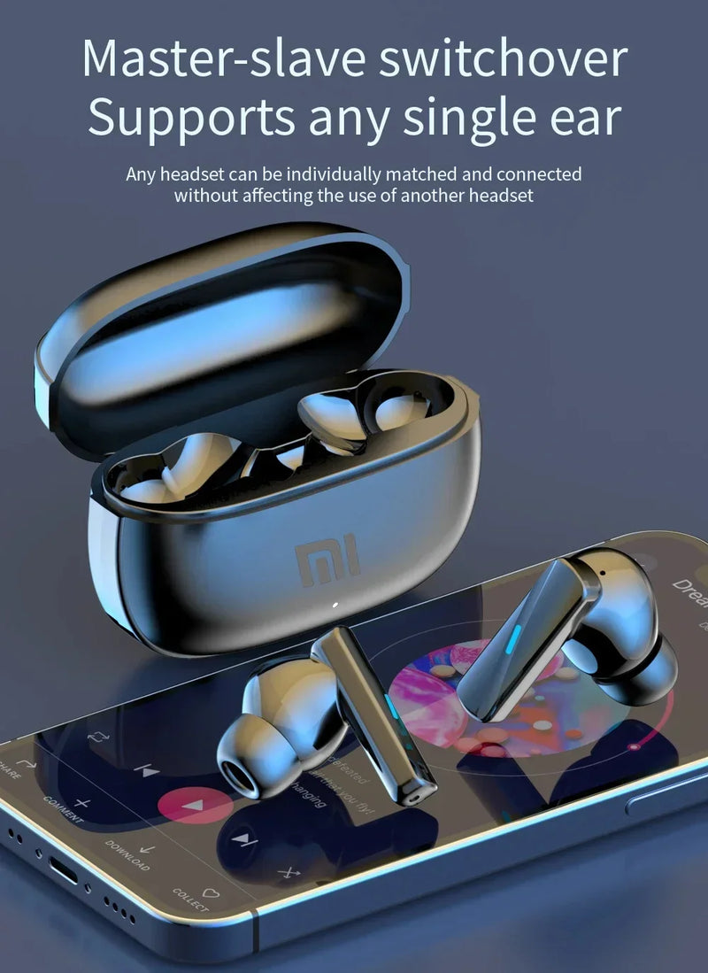Fones de Ouvido Xiaomi Air 7 Bluetooth TWS Touch Control HiFi sem fio Microfone Redução de ruído à prova d'água