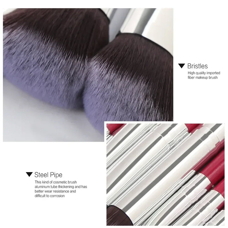 Conjunto de pincéis de maquiagem profissional