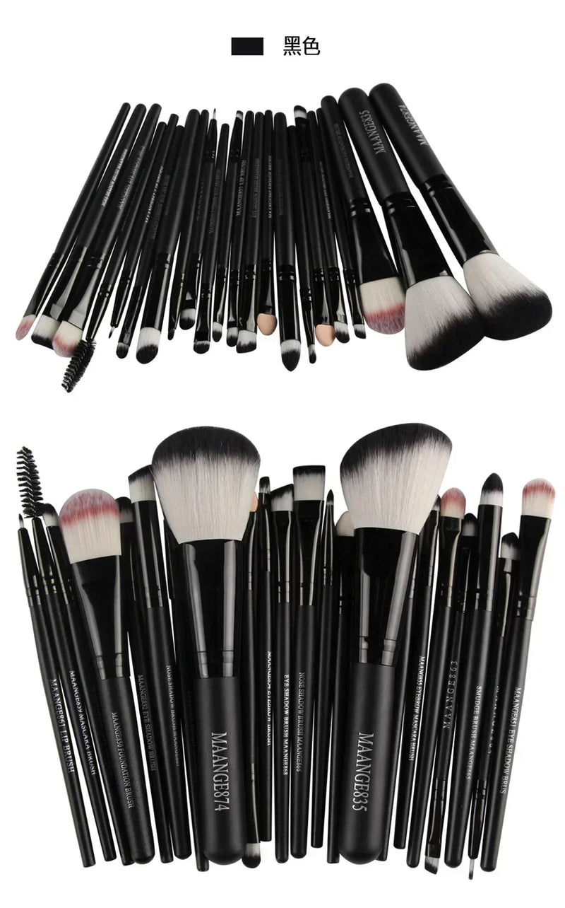 Conjunto de pincéis de maquiagem profissional