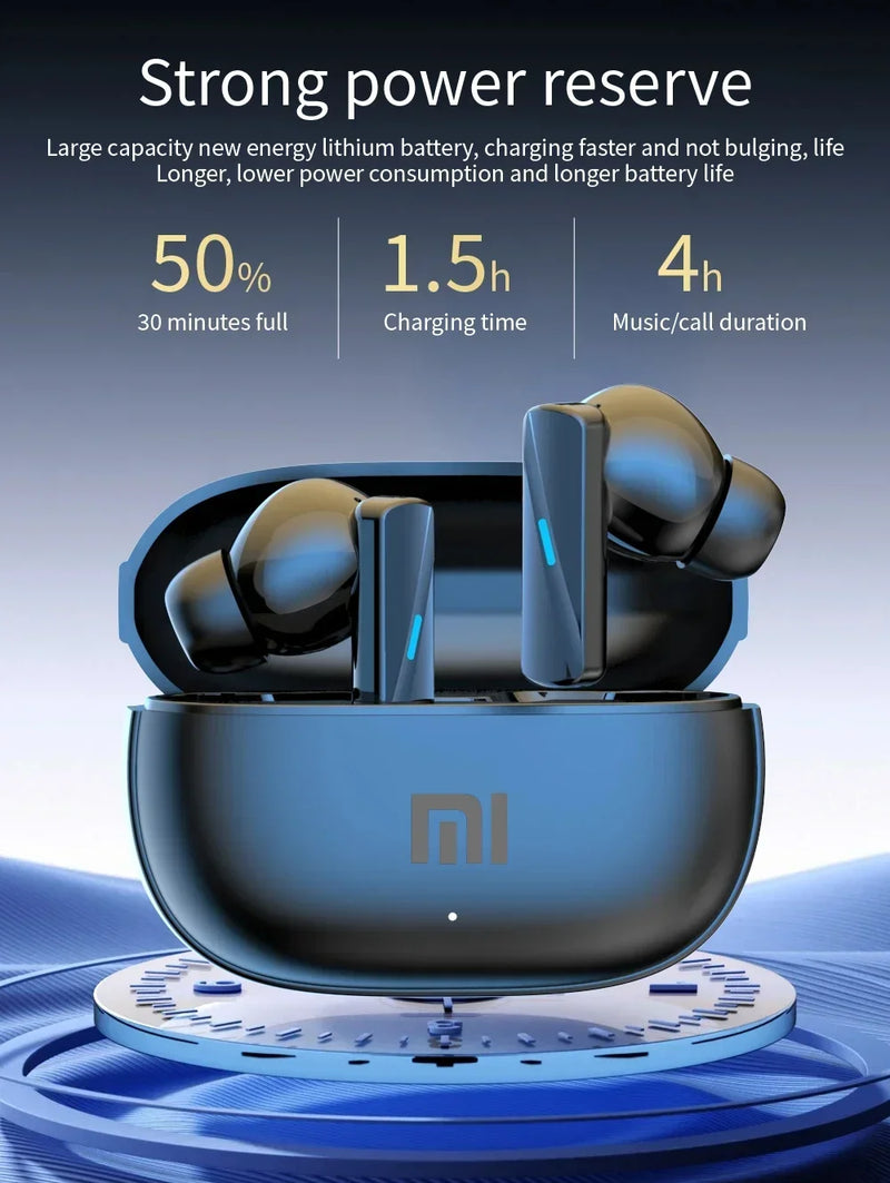 Fones de Ouvido Xiaomi Air 7 Bluetooth TWS Touch Control HiFi sem fio Microfone Redução de ruído à prova d'água