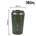 Caneca térmica 380/510ML à Prova de Vazamentos Copo Térmico de Viagem aço inoxidável duplo