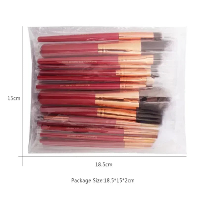 Conjunto de pincéis de maquiagem profissional