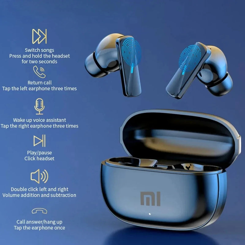 Fones de Ouvido Xiaomi Air 7 Bluetooth TWS Touch Control HiFi sem fio Microfone Redução de ruído à prova d'água