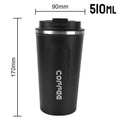 Caneca térmica 380/510ML à Prova de Vazamentos Copo Térmico de Viagem aço inoxidável duplo