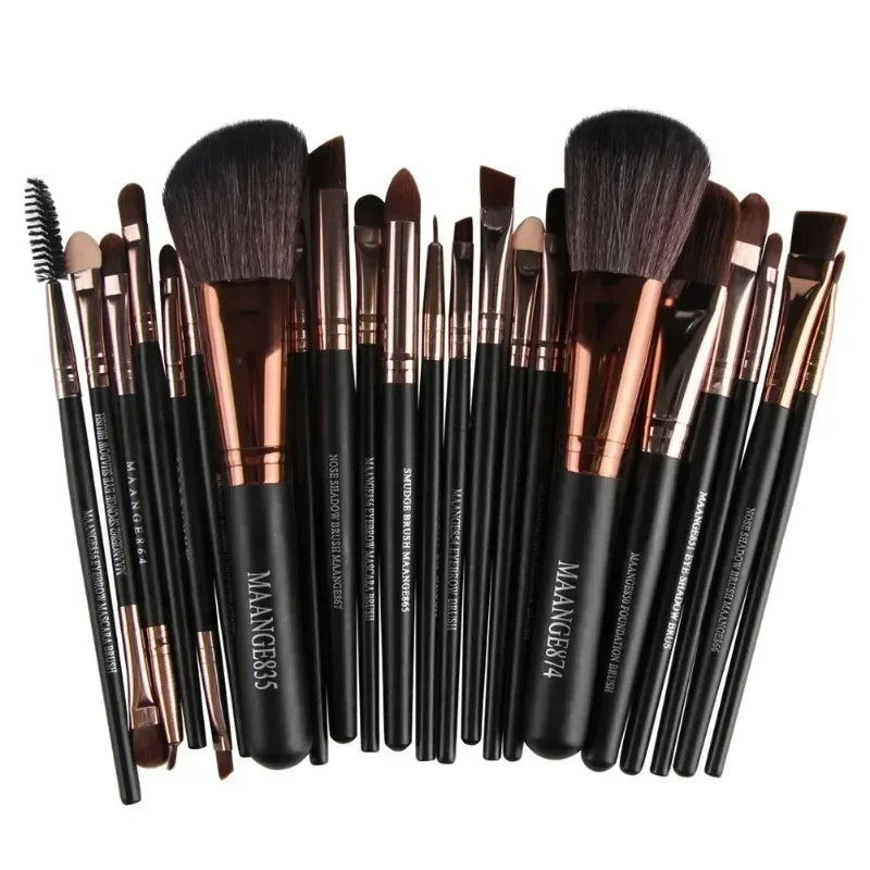 Conjunto de pincéis de maquiagem profissional