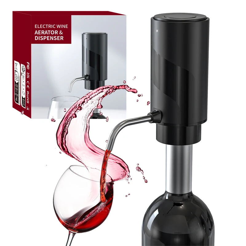 Distribuidor de Aerador de Vinho Elétrico Recarregável Automático de um Toque