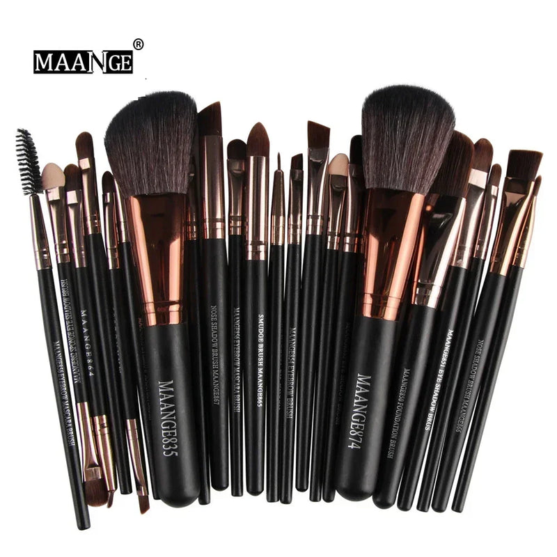 Conjunto de pincéis de maquiagem profissional
